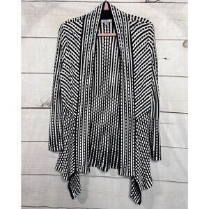 ZOZO Cardigan Sweater White Navy Size SM‎ Preppy Chic